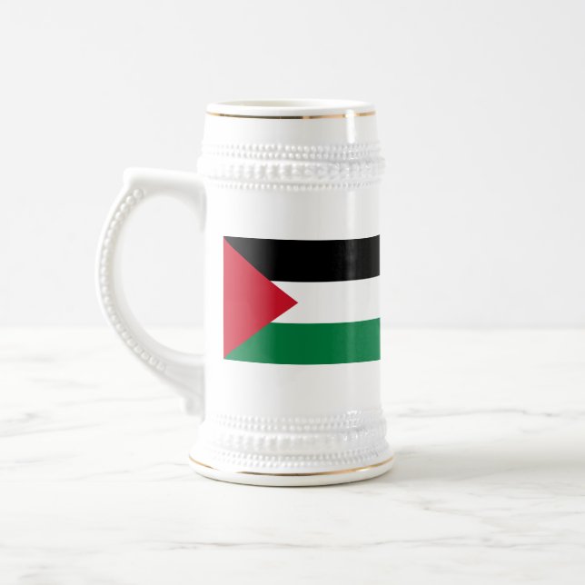 Jarra De Cerveza Bandera de Palestina (Izquierda)
