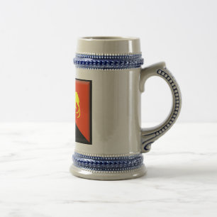 Jarra De Cerveza Bandera de Papúa Nueva Guinea