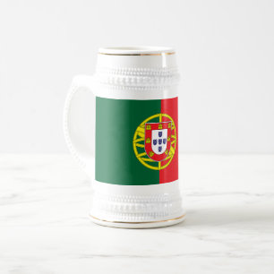 Jarra De Cerveza Bandera de Portugal