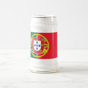 Jarra De Cerveza Bandera de Portugal