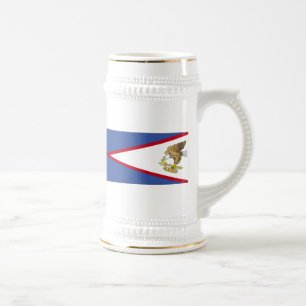 Jarra De Cerveza Bandera de Samoa Americana