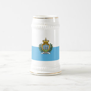 Jarra De Cerveza Bandera de San Marino