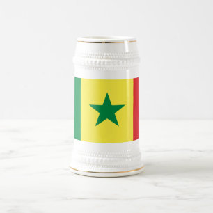Jarra De Cerveza Bandera de Senegal