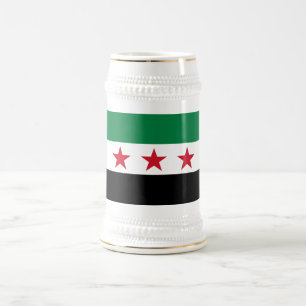 Jarra De Cerveza Bandera de Siria