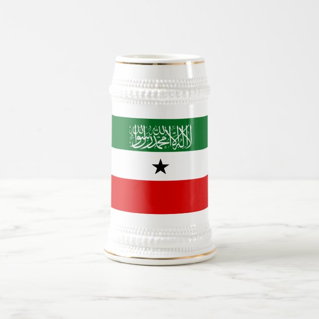 Jarra De Cerveza Bandera de Somalilandia (Centro)
