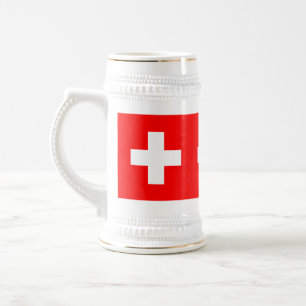 Jarra De Cerveza Bandera de Suiza Schweiz Suiza