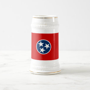 JARRA DE CERVEZA BANDERA DE TENNESSEE