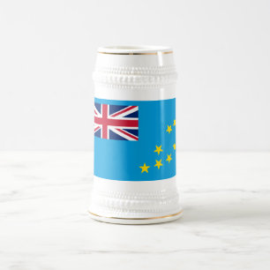Jarra De Cerveza Bandera de Tuvalu