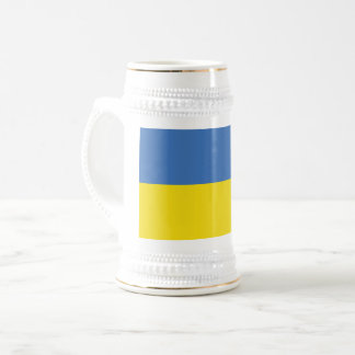 Jarra De Cerveza Bandera de Ucrania, ucraniano Slava Ukraini Слава
