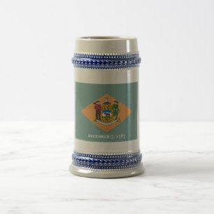 Jarra De Cerveza Bandera del estado de Delaware The Diamond US