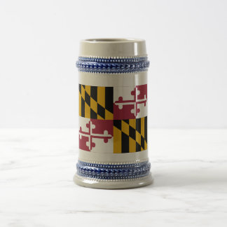 Jarra De Cerveza Bandera del estado de Maryland