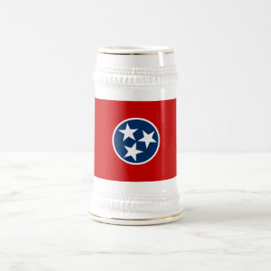 Jarra De Cerveza Bandera del estado de Tennessee
