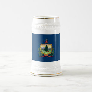 Jarra De Cerveza Bandera del estado de Vermont