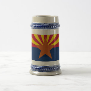 Jarra De Cerveza Bandera Estatal de Arizona