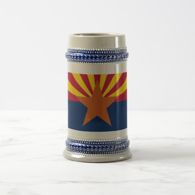 Jarra De Cerveza Bandera Estatal de Arizona (Centro)