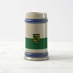 Jarra De Cerveza Bandera Fahne Flagge Alemania Sajonia Sachsen