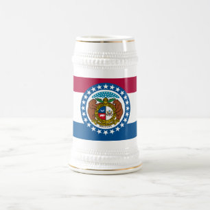 JARRA DE CERVEZA BANDERA MISSOURI