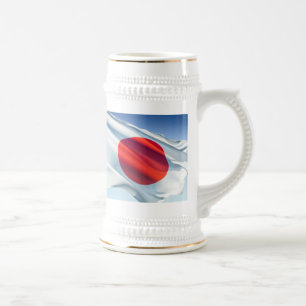 Jarra De Cerveza Bandera nacional japonesa