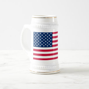 Jarra De Cerveza Bandera Patriótica Americana Beer Stein