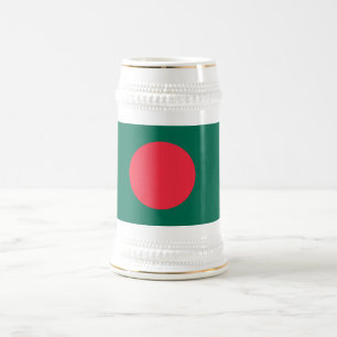 Jarra De Cerveza Bandera patriótica bangladesí