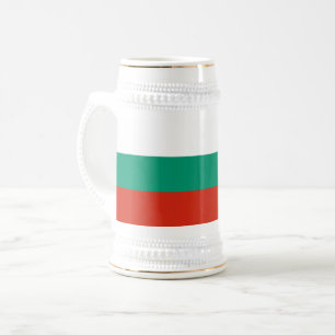 Jarra De Cerveza Bandera patriótica búlgara