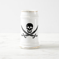 Bandera Pirata Calavera Espadas Cruzadas