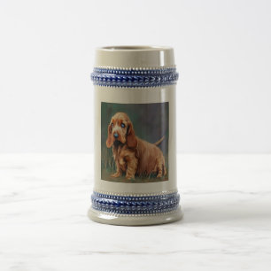 Jarra De Cerveza Basset Fauve de Bretagne - Retrato de perro