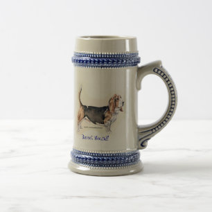 Jarra De Cerveza Basset Hound Stein