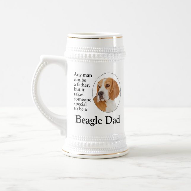 Jarra De Cerveza Beagle Dad (Izquierda)