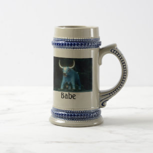 Jarra De Cerveza Bebé el buey azul, bebé