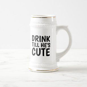 JARRA DE CERVEZA BEBER HASTA QUE ESTÉ BIEN DE CERVEZA STEIN