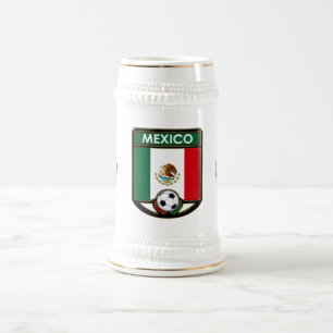 Jarra De Cerveza Bebida Stein del fútbol de México