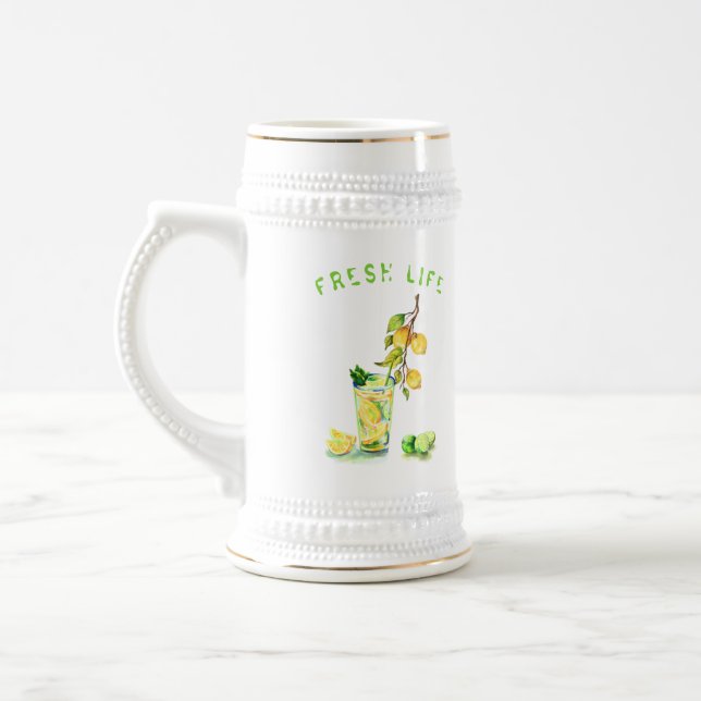 Jarra De Cerveza Beer Beer Stein - Personalizado Textos (Izquierda)