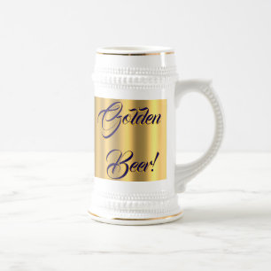 Jarra De Cerveza Beer dorada! en diseño dorado #8