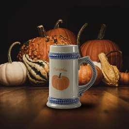 Jarra De Cerveza Beer Stein de calabaza