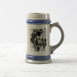 Jarra De Cerveza Bella Artes original Western Cowboy Name Classic G
