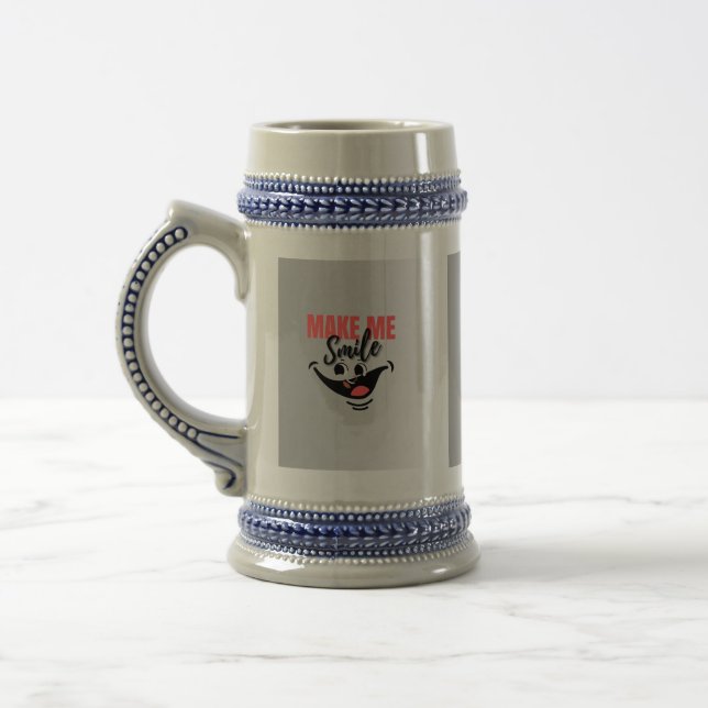 Jarra De Cerveza Belleza Floreciente Mug Elevar tus sorbos Diseño (Izquierda)