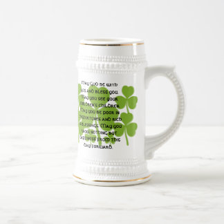 Jarra De Cerveza Bendición Boda irlandesa - Personalizada