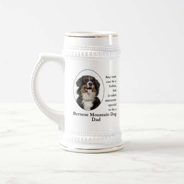 Jarra De Cerveza Bernese Mt. Dog Dad Stein (Izquierda)