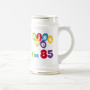 Jarra De Cerveza Bésame tengo 85 camisetas de cumpleaños y regalos