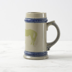 Jarra De Cerveza Besos del caballo (verde)