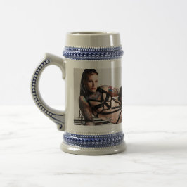 Jarra De Cerveza Black Strappy CCafé Mug