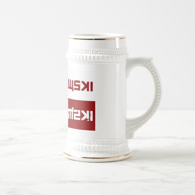 Jarra De Cerveza Blanco Stein de Ustaszewski (Derecha)