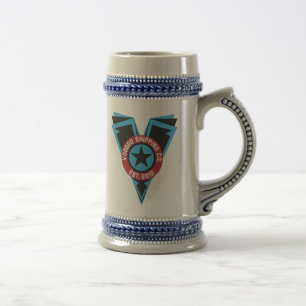 Jarra De Cerveza Blck y cerveza azul Stein