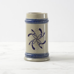 Jarra De Cerveza Blue Celtic Design Stein Mug