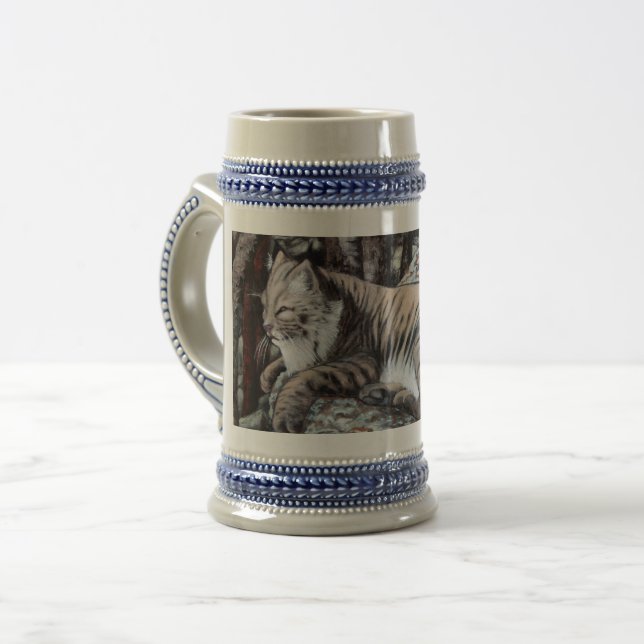 Jarra De Cerveza Bobcat Beer Stein (Anverso izquierdo)