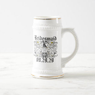 Jarra De Cerveza Boda Renacentista del León Rampante