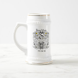 Jarra De Cerveza Boda Renacentista del León Rampante