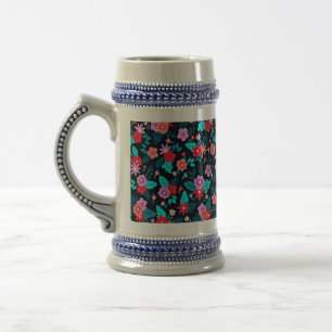 Jarra De Cerveza Bonito arreglo Ditsy Floral Pattern-56576