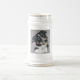 Jarra De Cerveza Border collie